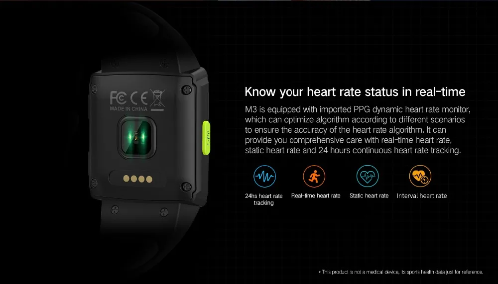 Torntisc M3 GPS sports smart watch IP68 waterproof Heart Rate tracker Multi Sports mode Full touch color screen Fitness bracelet (6)