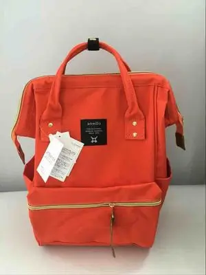 Школьный рюкзак в японском стиле Оксфорд для девочек-подростков и мальчиков, винтажный рюкзак, сумка для колледжа, Женский легкий милый рюкзак с кольцом - Цвет: Orange