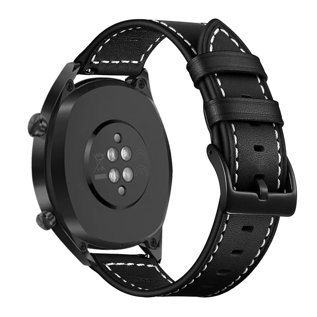 

2019 Fashion Simple Men Women Watchbands For Huawei Watch GT Honor Watch Magic Replacement Leather Strap Watch Band WristStrap