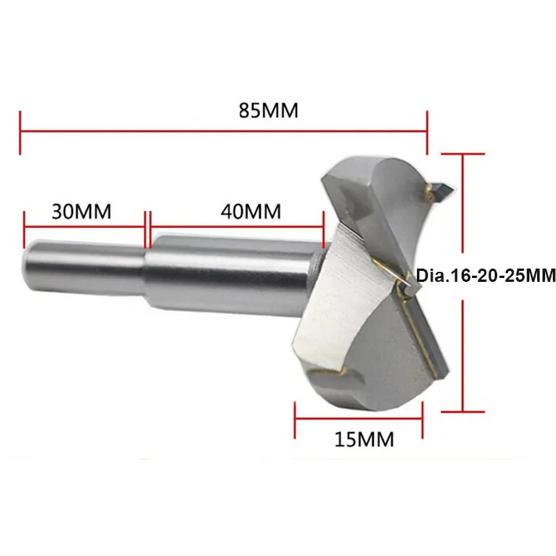 Flexsteel 6 Pieces/Set YG8 Forstner Auger Drill Bit Set Woodworking Hole Saw Wooden Wood Cutter Dia. 16/18/20/22/25/30 MM Flexsteel 6 Pieces/Set YG8 Forstner Auger Drill Bit Set Woodworking Hole Saw Wooden Wood Cutter Dia. 16/18/20/22/25/30 MM