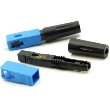 

Free Shipping 50pcs/lot Haute qualite Fibre Optique FTTH SC Connecteur Rapide