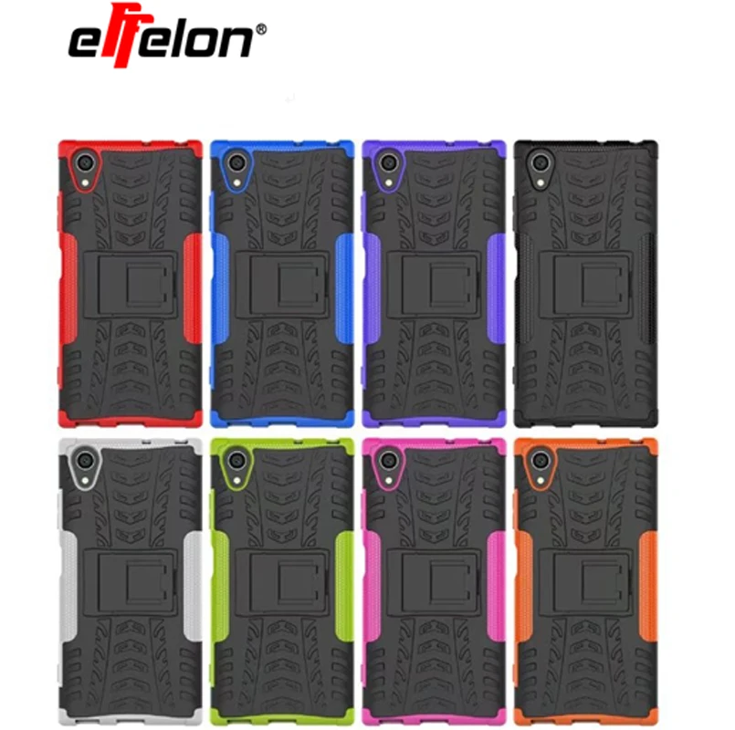 

effelon for Sony XA1 Plus 5.5" Case TPU + PC Dual Case Protective Back Cover Hard Silicone Armor Case for Sony XA1 Plus