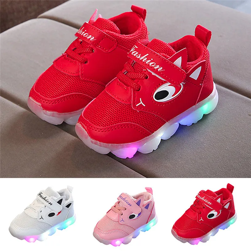 TELOTUNY 2018 детская обувь одежда для малышей для девочек свет обувь для мальчиков мягкий световой уличная спортивная обувь 0815