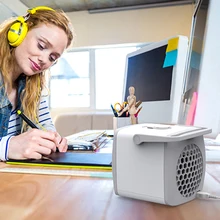 Мини USB Кондиционер домашний воздухоохладитель Настольный вентилятор охлаждения воздуха портативный кондиционер вентилятор для офиса HomeM