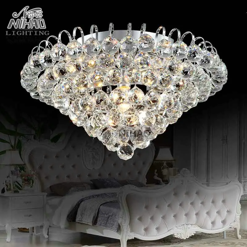 Us 269 99 31 Off Hot Sale Crystal Ceiling Light Fixture Modern Design Silver Gold Lustre Crystal Light Fitting For Home Deco Indoor Lighting In
