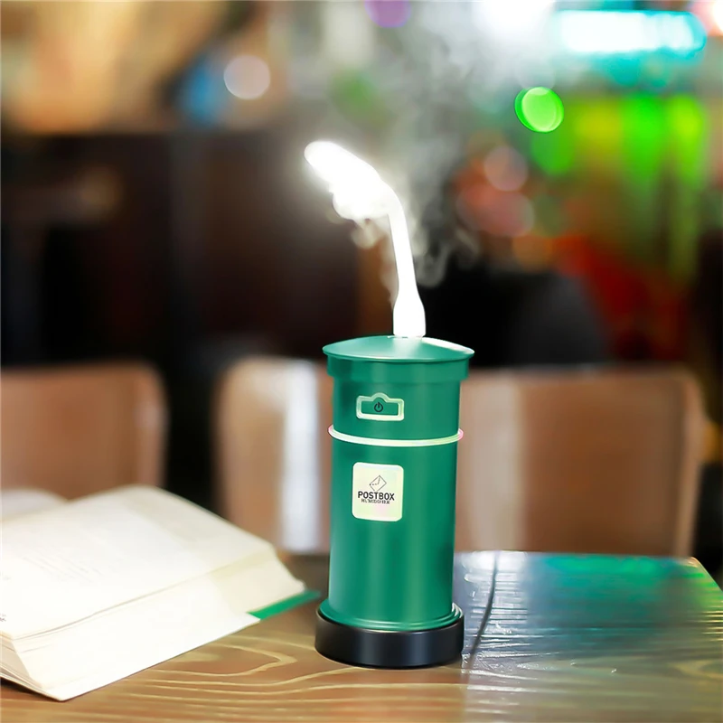 

200ml Air Humidifier Car Aroma Diffuser USB Fan Essential Oil Diffuser Aromatherapy Ultrasonic Mist Maker Humificador LED Light
