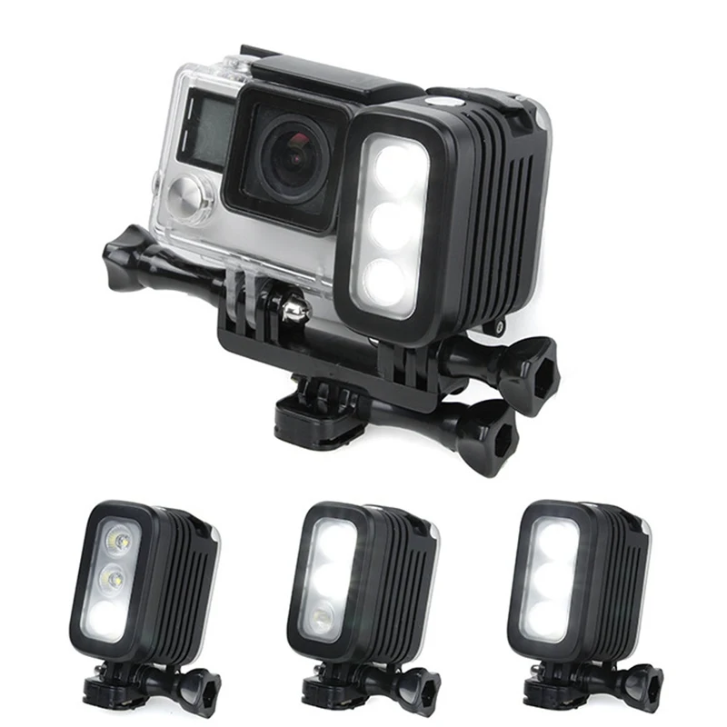 30 Meters Underwater Waterproof Diving LED Gopro LED Light Spot Lamp
