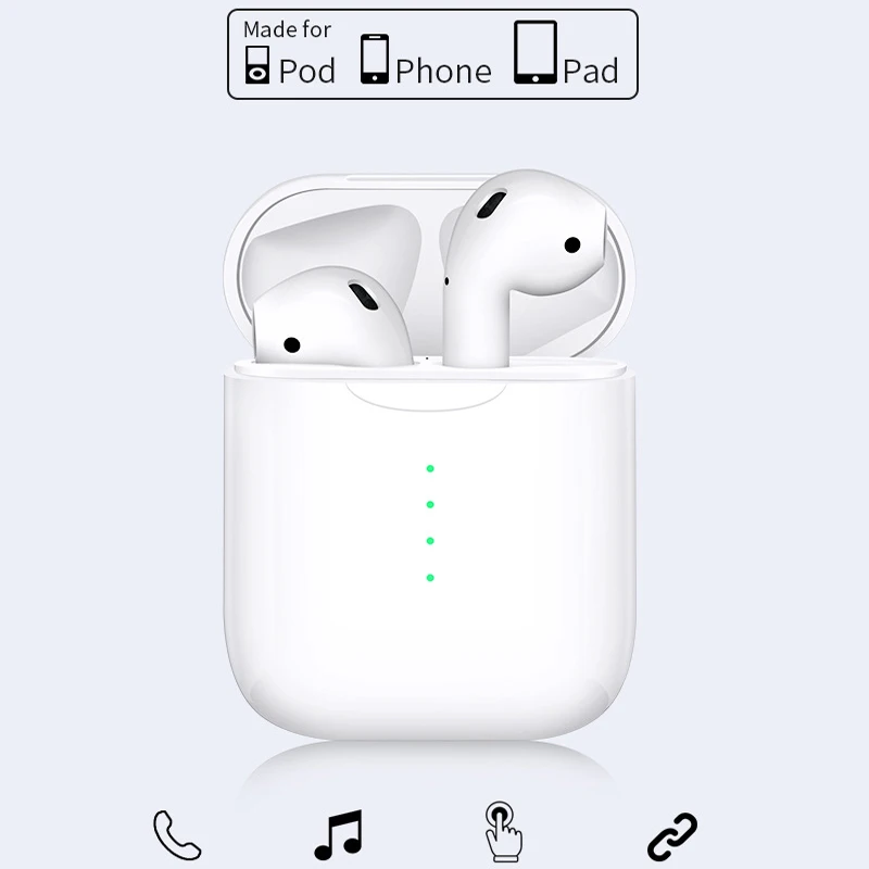

I10 Tws Wireless Charge Support Earphones Wireless Earphone Bluetooth 5.0 Earbuds Touch Control Headset