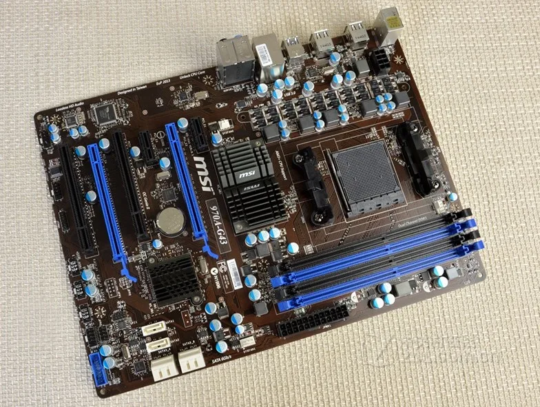 

MSI 970A-G43 motherboard AM3+ DDR3 SBC Support FX8350 used 90%new