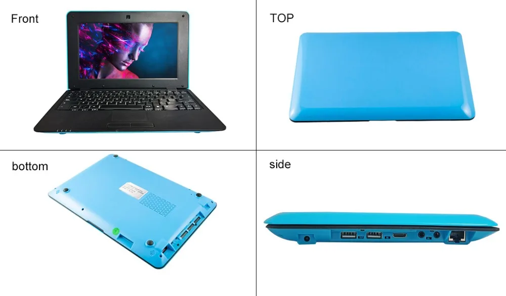 Blue color Android netbook