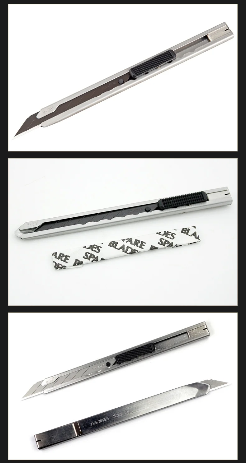 Топ Мода Прямые продажи Tajima обои нож 30 градусов 9 мм маленький нож из нержавеющей стали дизайн инструмент скользящая пленка