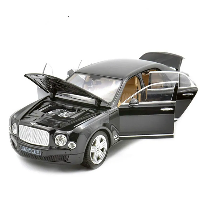 Моделирование 1:18 Bentley Mulsanne Limousine литая модель автомобиля коллекция игрушек модель автомобиля украшение подарок для детей