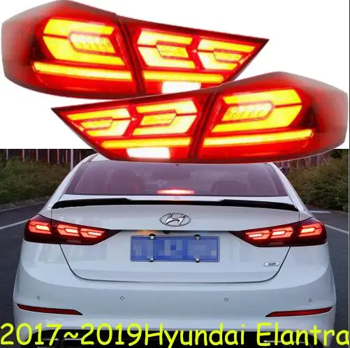 Автомобильный Стайлинг для фары для автомобиля Hyundai Elantra Elantra светодиодный фары DRL Биксеноновые линзы Высокий Низкий луч парковка HID противотуманные фары - Цвет: Model2 style