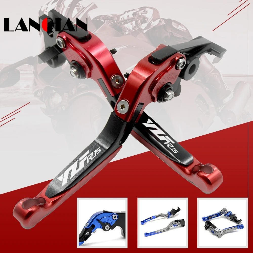 

Motorcycle cnc Extendable Handle Brake Clutch Levers FOR YAMAHA YZFR15 YZF R15 2008-2014 for YZF R15