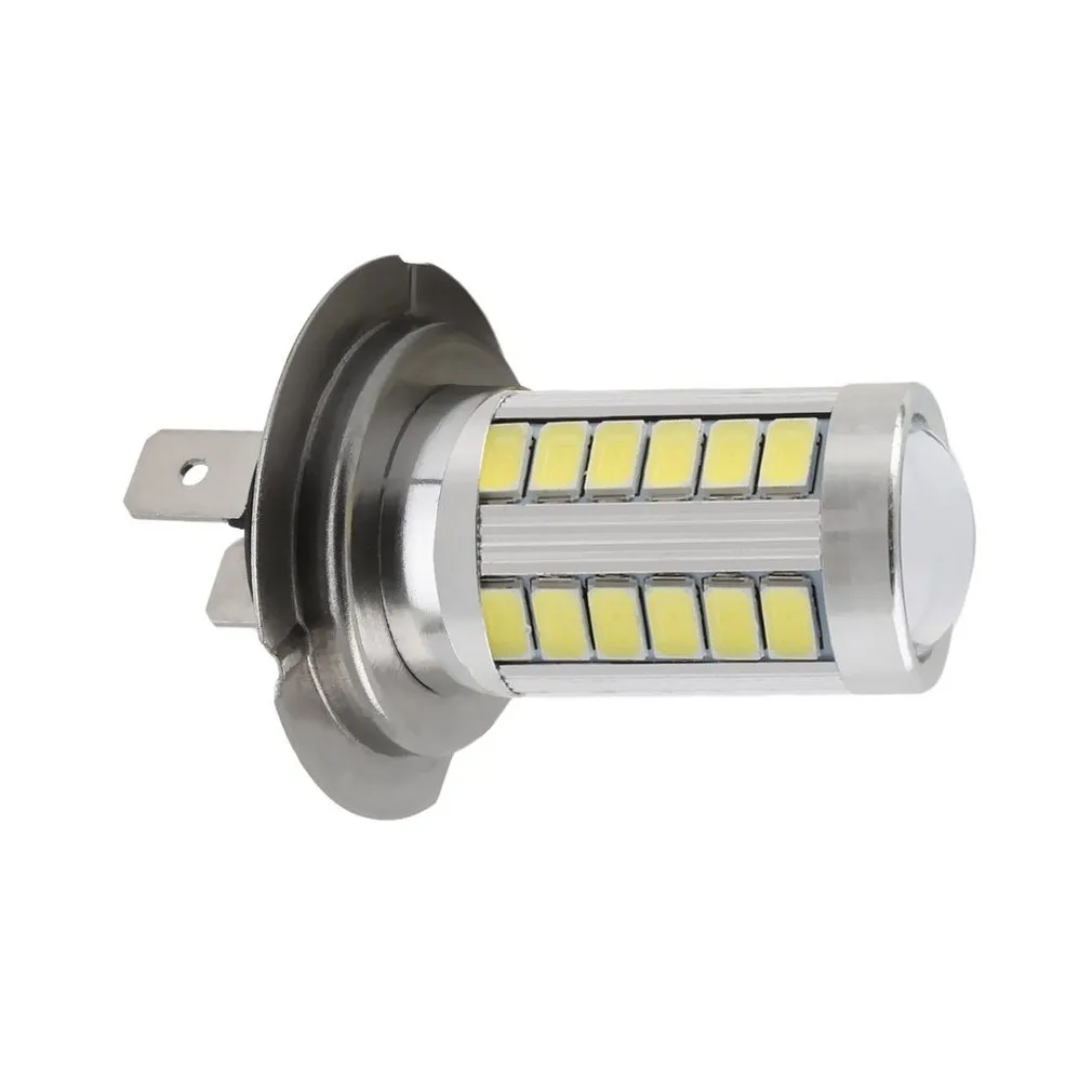 1 шт. H7 супер яркий 12V 5630 SMD 33 светодиодный Авто автомобильная противотуманная фара дальнего света лампы Белый Автомобильный светильник s Туман головной светильник автомобильные аксессуары