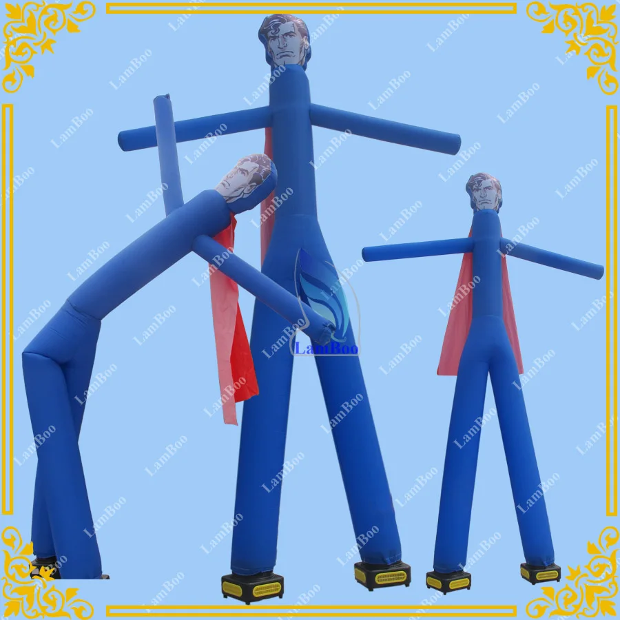 

Free Shipping Inflatable Superman Air Dancer with 2 Free Blowers, Advertising Sky Dancer for Events