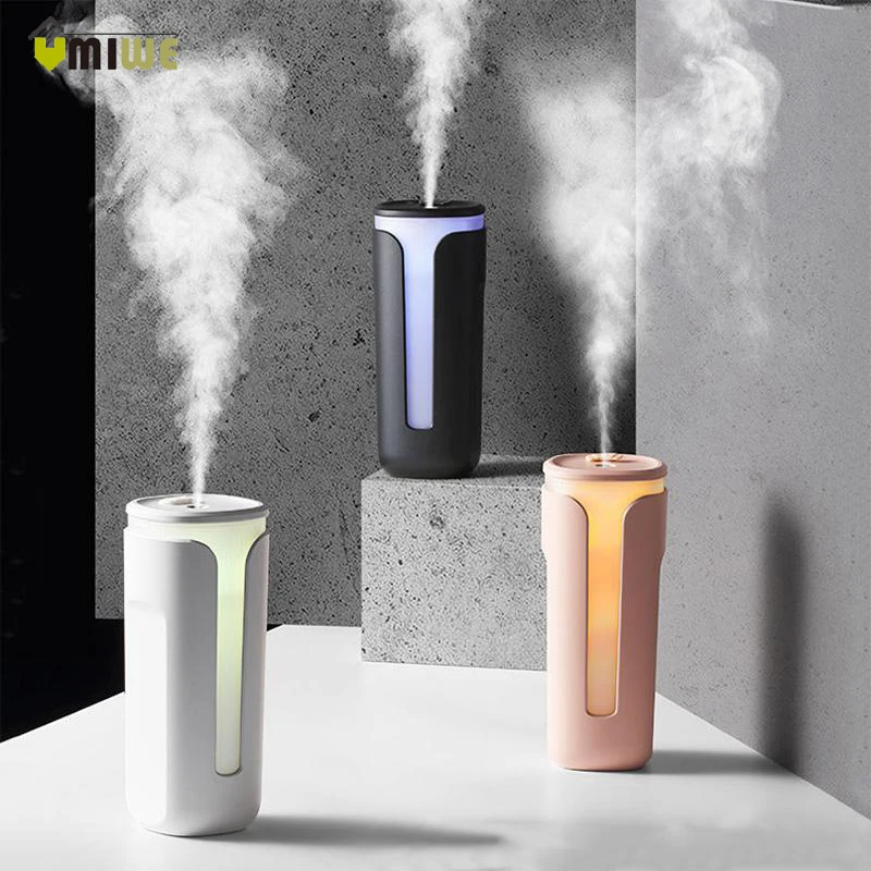 

Ultrasonic Air Humidifier Essential Oil Diffuser With Color Lights Electric Aromatherapy USB Humidifier Car Aroma Diffuser