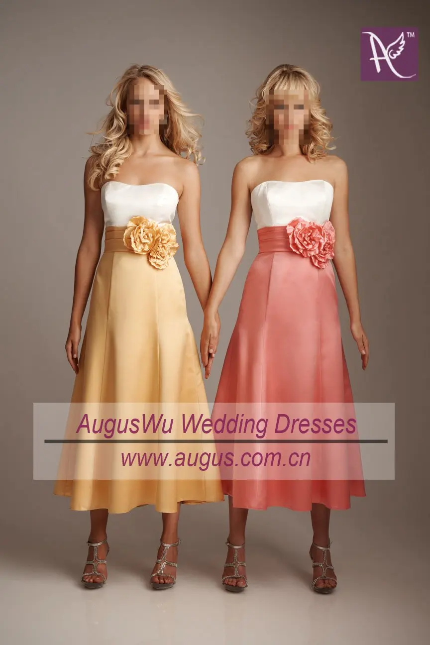 Two Tone Coral Bridesmaid Dresses Carley Connellan