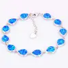 2022 Fashion Water Drop Opal Bracelets for Women Hand Chain Party Wedding Jewelry Accessory Gift Wholesale ► Photo 3/6