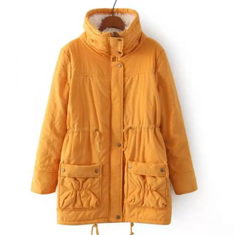 

Plus Size 3XL 2018 Winter Coat Women military Outwear Medium-Long Wadded Hooded snow Parka thickness Cotton Warm casual Jacket