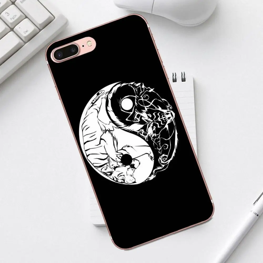 Qdowpz гранж Инь Ян для iPhone X XS Max XR 4 4S 5 5C SE 6 6S 7 8 Plus Galaxy A3 A5 J1 J3 J5 J7 2017 чехлы из