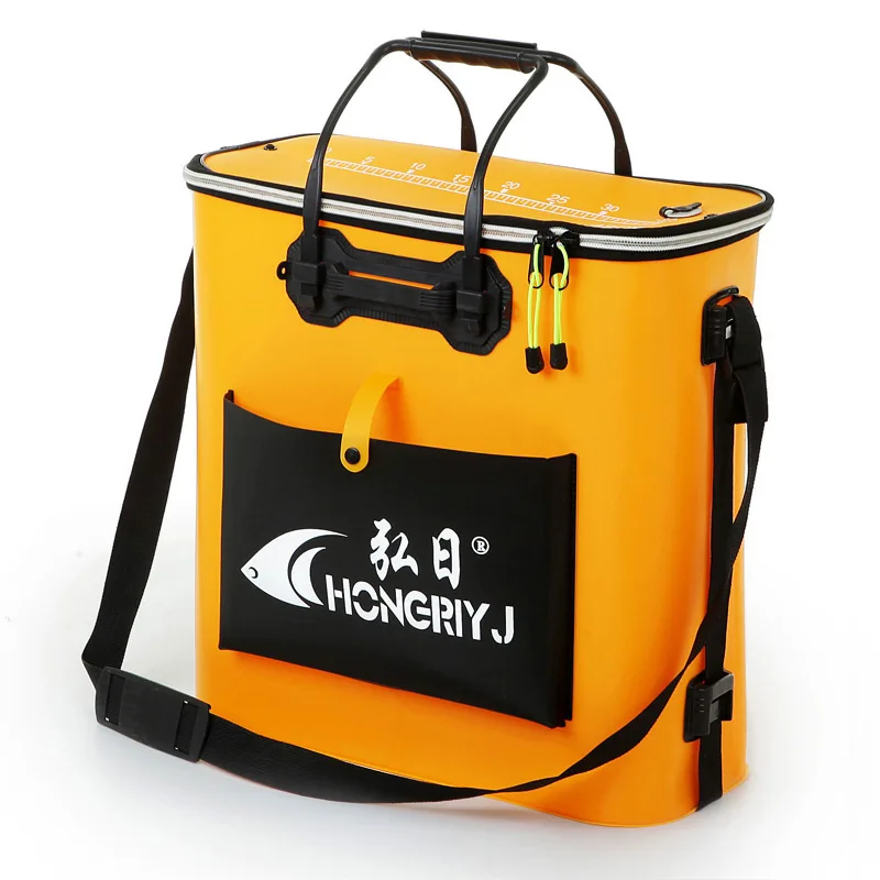 Fishing Bucket EVA Thickening Folding Fishing Package Multi Function