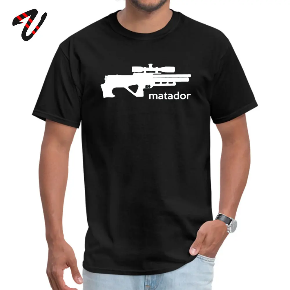Design Short Sleeve Tops Shirts VALENTINE DAY 2019 Hot Sale Crewneck 100% Cotton Sweatshirts Men Top T-shirts Casual EdGun Matador Airgun T shirt 5423 black