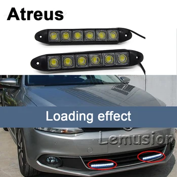 

Atreus 2X 6 LED For BMW e46 e39 e36 Audi a4 b6 a3 a6 c5 q5 tt Renault duster Lada granta Car Daytime Running Light DRL lamp LED