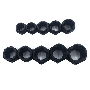 

10Pcs Damaged Nut Bolt Remover Stud Extractor Set Bolt Removal Kit QJ888