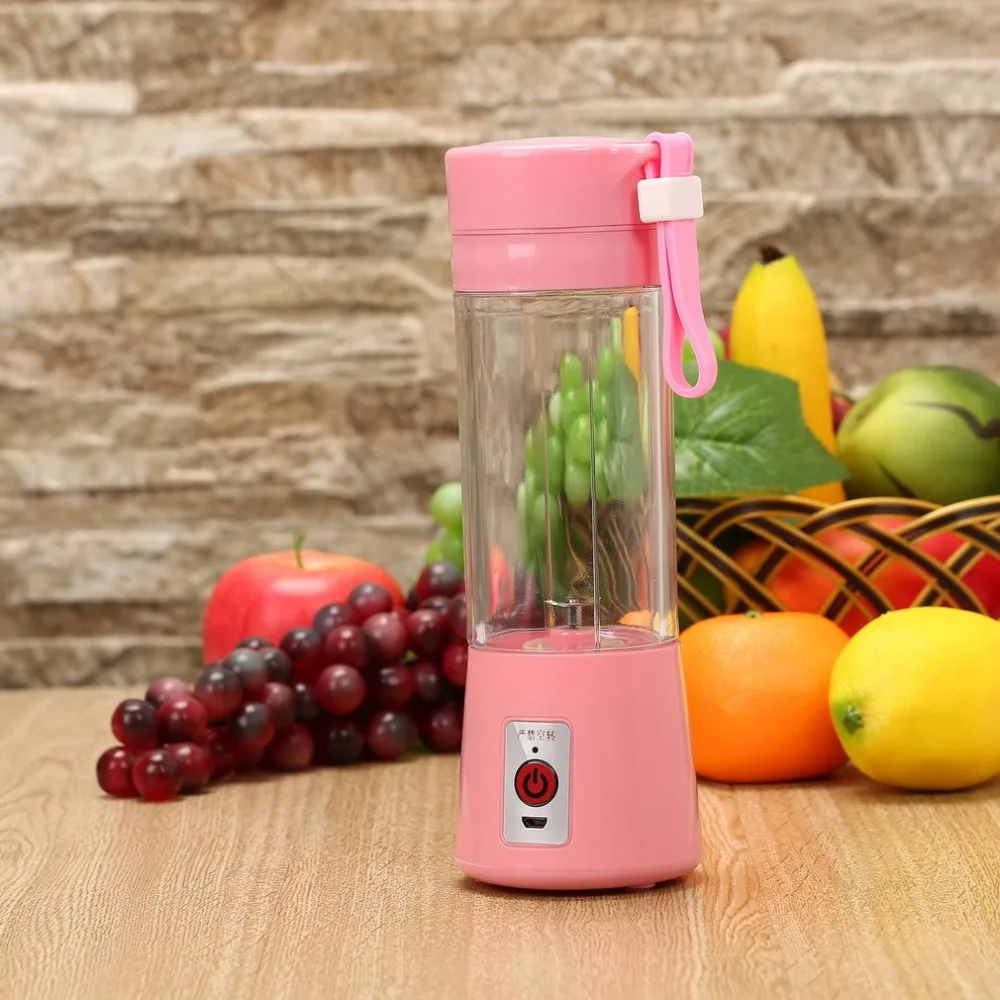 OUTAD 380ml USB Electric Rechargeable Fruit Juicer Blender Machine