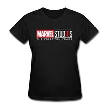 Marvel Stud10s футболка для женщин из хлопка, женские топы, футболка, персонализированные летние/осенние футболки Rife