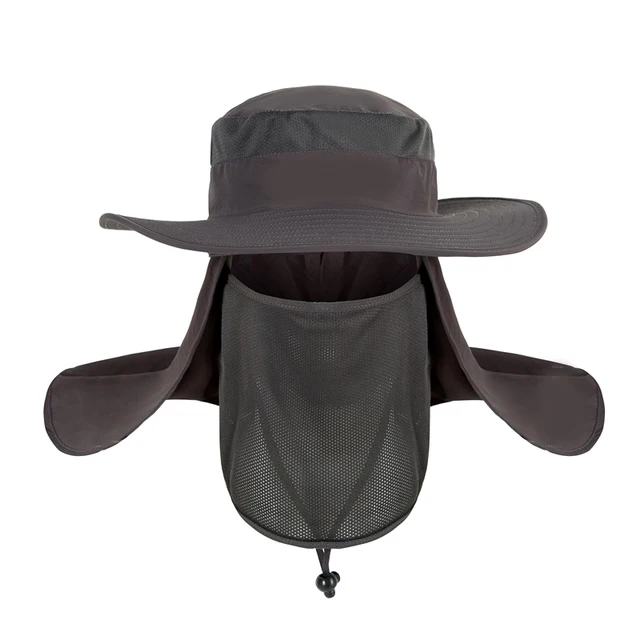 Outdoor Insect Mosquito Repellent Bucket Hats Anti uv Neck Protection