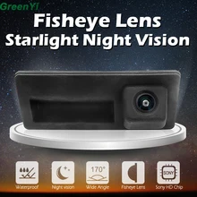 Sony MCCD Fisheye Lens Starlight Night Vision Auto Trunk Maniglia Della Macchina Fotografica Videocamera vista posteriore Per VW Golf Passat Tiguan Touran Jetta