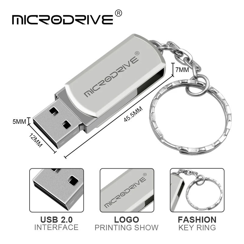 Мини USB флеш-накопитель из нержавеющей стали 32 ГБ флеш-накопитель высокоскоростной usb флеш-накопитель 2,0 флеш-диск 16 Гб 64 ГБ флеш-накопитель 8 Гб