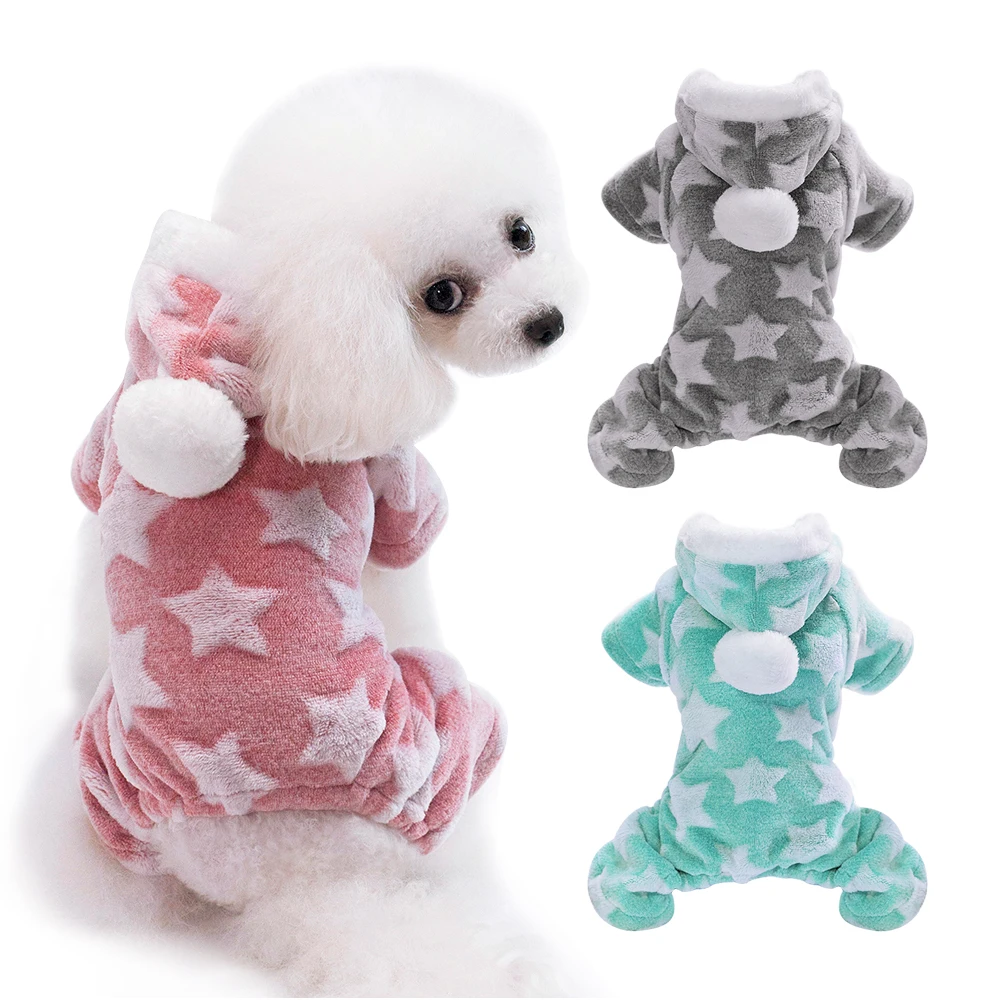 

Cute Dog Clothes Jumpsuit Warm Winter Puppy Cat Coat Costume Pet Clothing Outfit For Small Medium Dogs Cats Chihuahua Yorkshire