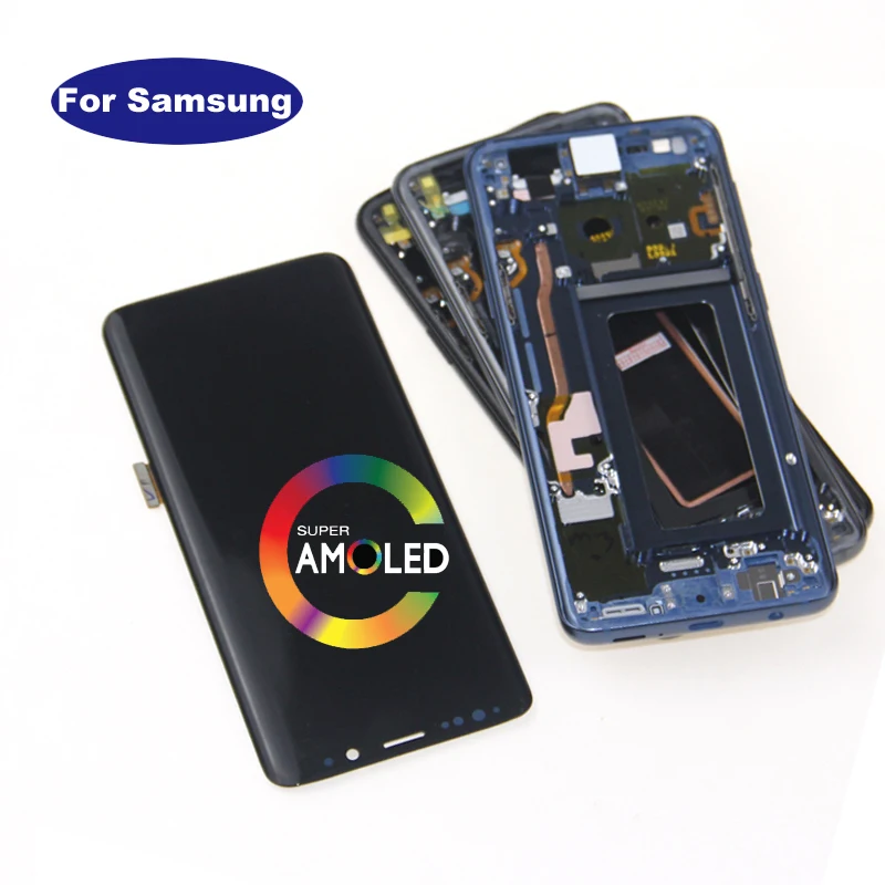 

Super Amoled for SAMSUNG Galaxy S9 S9+LCD Touch Screen Digitizer with Frame For Galaxy S9 G960 G965 Display