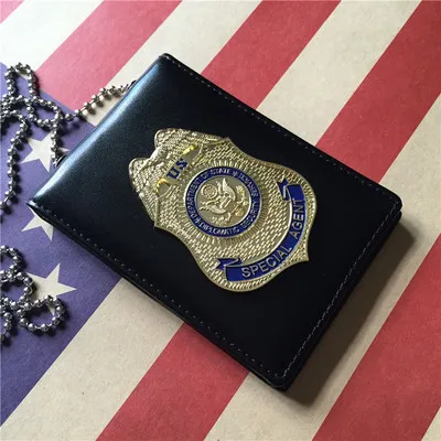 

New 1pcs LA Police SWAT Officer Badges Card ID Cards Holder 1:1 Gift Cosplay Collectionn On Sale 2 Types