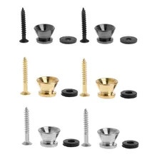 1 пара гитарных частей электрическая акустическая гитара Бас ремень Кнопка винтовой замок