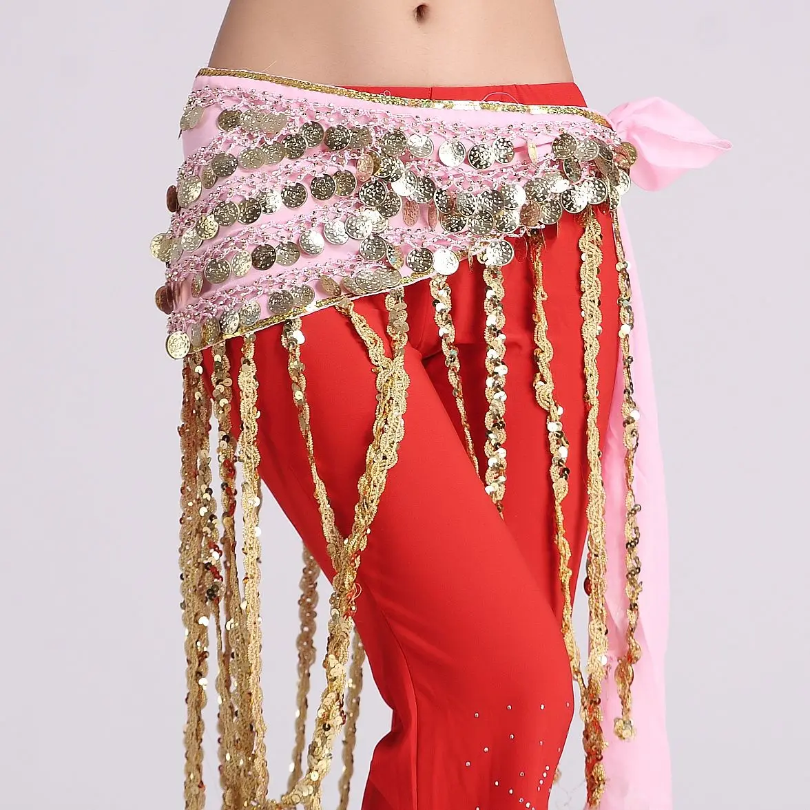 Племенной пояс для монет женский костюм для танца живота цепочка для талии кисточки шифон хип шарф индийская одежда длинная Цыганская юбка ремни