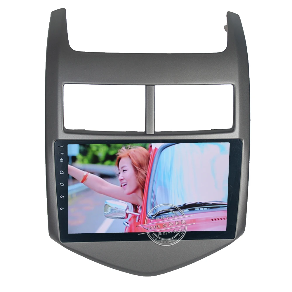 Best Hang xian 9" Quad Core Android 7.0 Car DVD Player For Chevrolet Aveo 2011-2013 car radio multimedia GPS Navigation BT,wifi,SWC 3