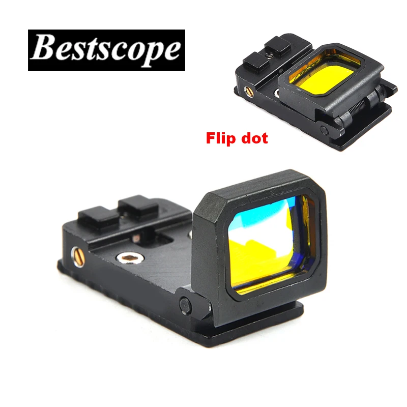 

Tactical Red Dot Sight Holographic Reflex Sight 3 MOA Flip Dot Glock Mounts Scpoe Hunting Scopes
