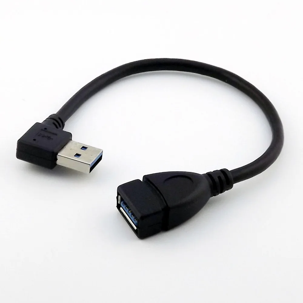 10x USB 3,0 Тип женщина к USB 3,0 штекер удлинитель Кабель переходника вверх/вниз/левый/правый угол