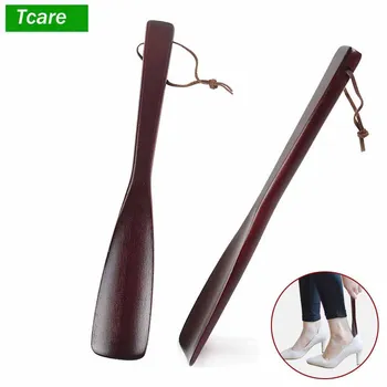 

Foot Care 25-54cm Ultra Long Wooden craft wenge Wooden Shoe Horn Professional Wooden Long Handle Shoe Horn Shoe Lifter