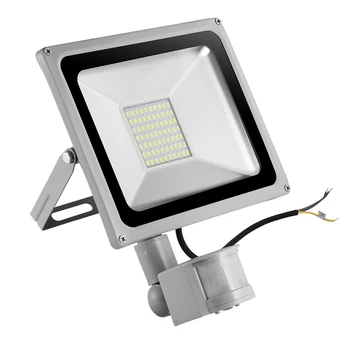 

4PCS Motion Sensor Led Flood Lights 50W IP65 220V LED Spotlight Refletor Outdoor Lighting Wall Lamp Floodlights