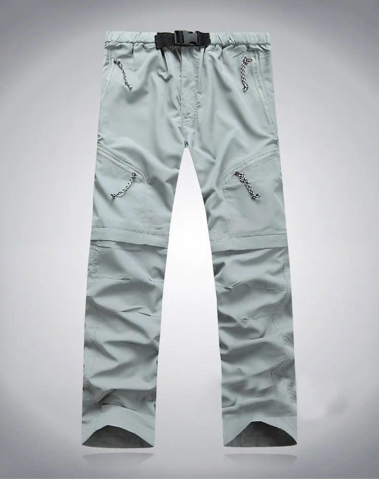 Мужские быстросохнущие брюки-шорты летние водонепроницаемые походные брюки для активного отдыха