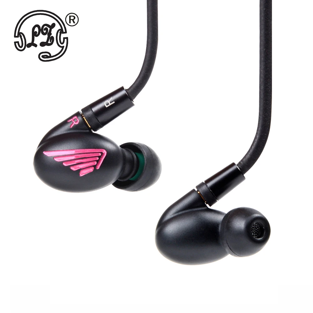 

LZ A5 In Ear Earphone 1DD+4BA Hybrid 5Unit HIFI Earphone Earbud Headset Sports Monitor Earphone With MMCX Detachable Cable LZ A6