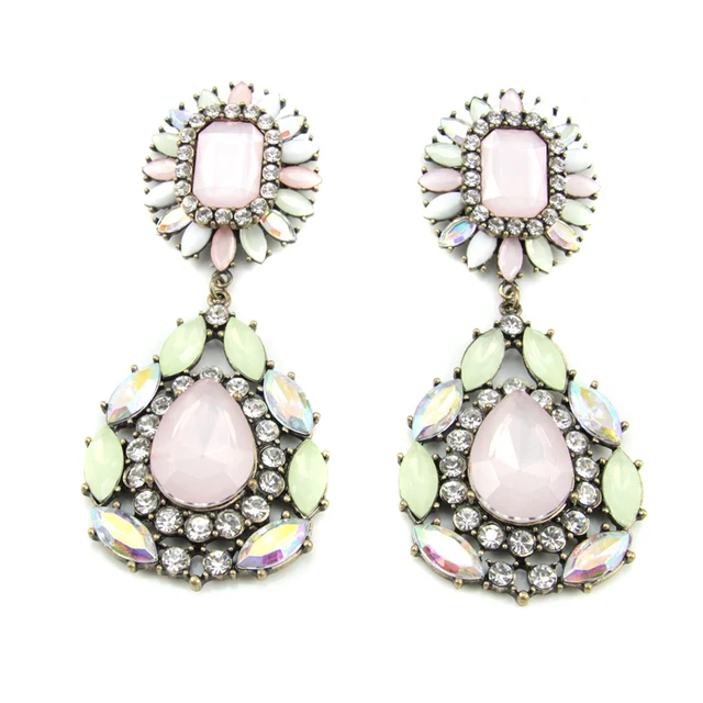 Beautiful Vintage Brand Crystal Drop Earrings Fashion Jewelry For Beautiful Vintage Brand Crystal Drop Earrings Fashion Jewelry For Women Free Shipping