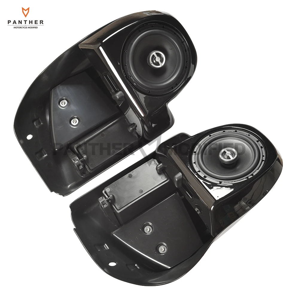 

Black Motorcycle 6.5" Speaker Lower Vented Fairing case for Harley Touring Road King Street Glide 2014 2015 2016 2017