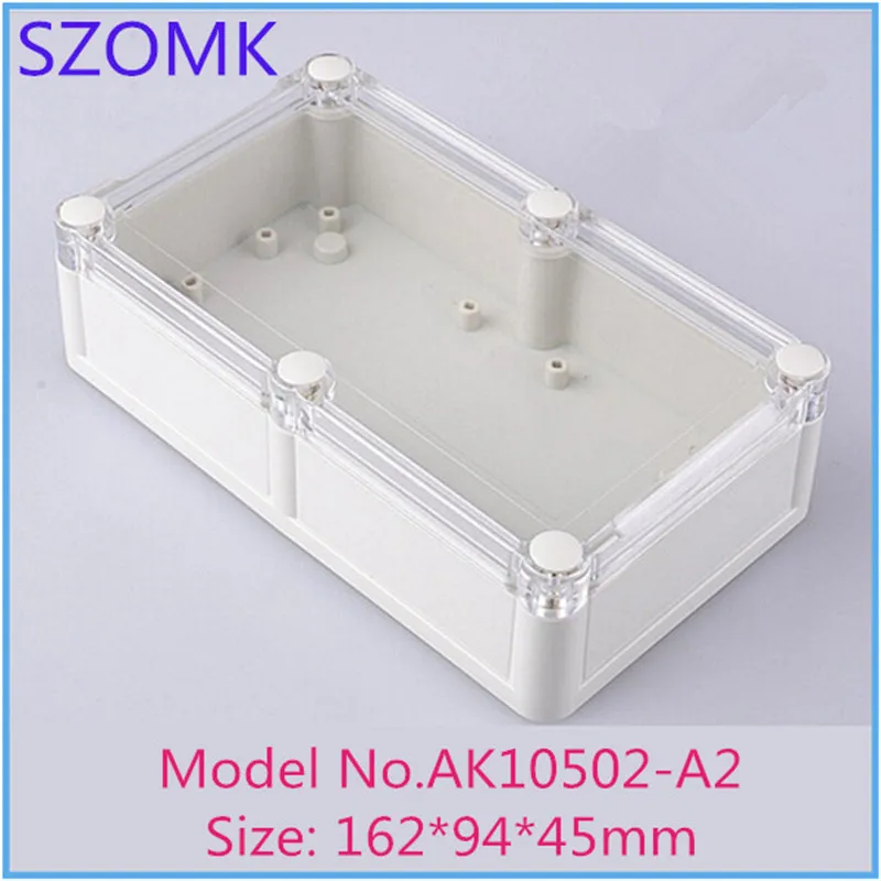 

plastic electronic enclosure electrical cabinet control box (1 pcs) 162*94*46mm electronics enclosure white diy shell enclosure