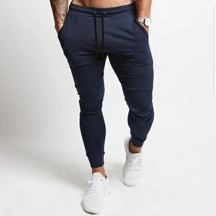 sports pants for men Men Joggers Casual Pants Men High Quality Long Sweatpants Elastic Male Trousers Mens Joggers slim fit golf trousers